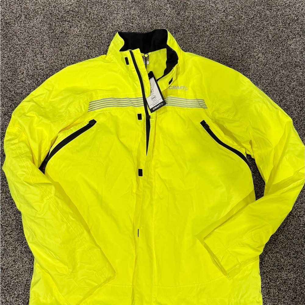 Craft Men's Neon Yellow Performance Jacket